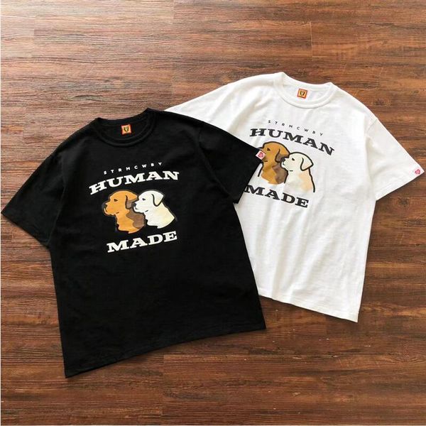 

print pattern t-shirts men women tees white black short sleeve, Black;brown