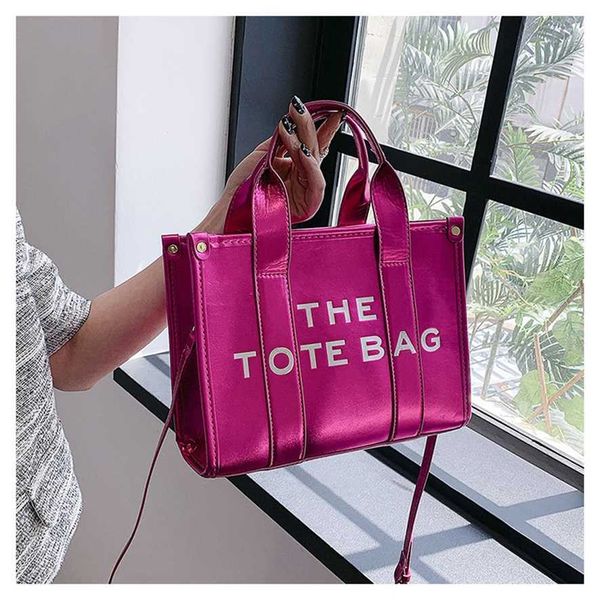 

2023 new fashion simple pearlescent fabric large capacity popular bags one shoulder crossbody tote bag 75% outlet wholesale