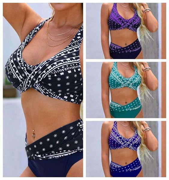 

girls bikini digital positioning printing cross, White;black