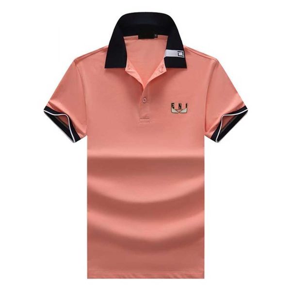 

2023mens polos t shirts men polo homme summer shirt embroidery t-shirts high street trend tee s-2xl kf0k, White;black