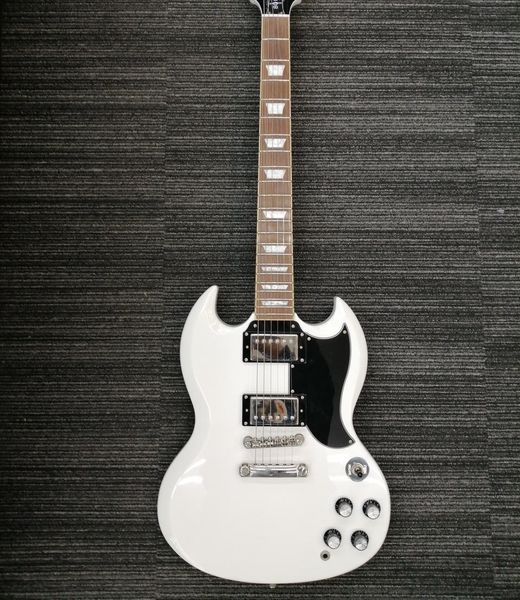 

high end custom sg electric guitar white fast delivery