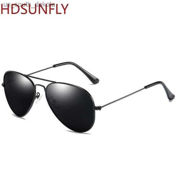 

polarized sunglasses for men women fashion rays brand designer aviation frame sun glasses female eyewear oculos de sol uv400 new l230523, White;black