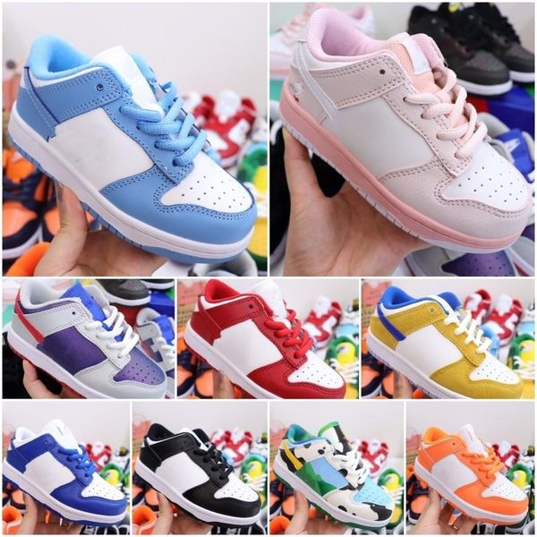 

kids sb dunks running shoes boys girls skate low og georgetown coast university blue panda dunky black white mummy off platform dunkes train