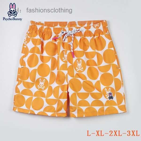 

2023 new designer mens fashion beach pants skull rabbit psycho bunny surf shorts quick dry european and american style 3 1ltm, White;black