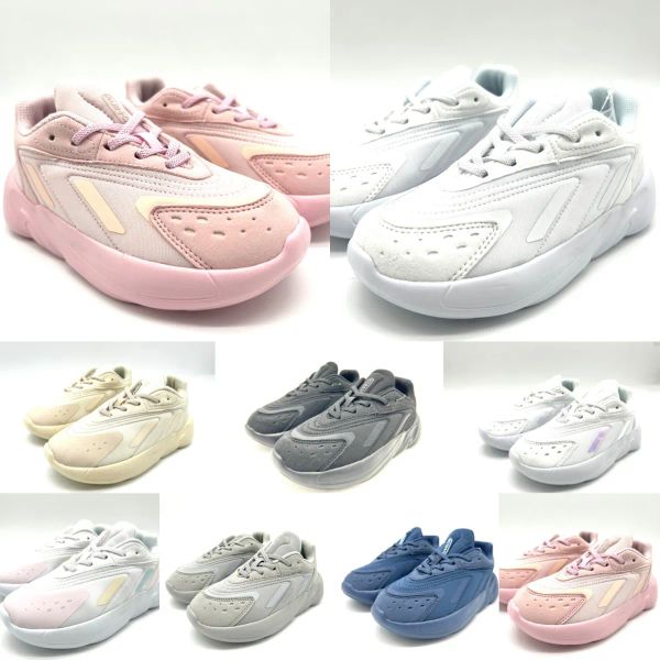 

originals kids shoes designer toddler ozelias shoe boys children clunky sneaker big kid youth running trainers infants girls sneakers toddle, Black