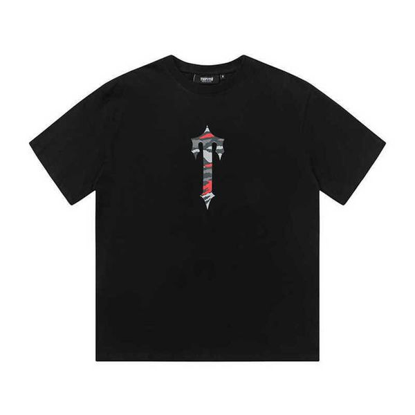 

men's t-shirts trapstar t shirt designer shirts print letter luxury 2023 summer sports fashion cotton cord short sleeve casual 7204eaj6, White;black