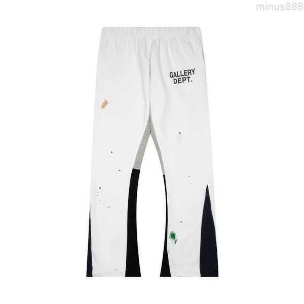 

mens pants galleryes sweatpants depts speckled letter print men's women's couple loose versatile casual straightcei4, Blue