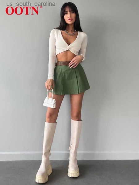 

ootn street green high waist shorts skirts female summer black mini shorts fashion casual cotton shorts 2023 zipper l230522, White;black