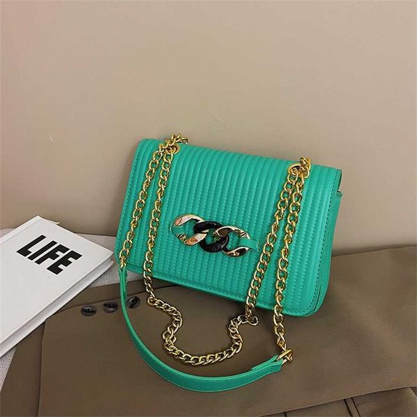 

23 new bags fashion trend versatile candy chain bag net red one shoulder diagonal straddle small square bag 75% outlet wholesale