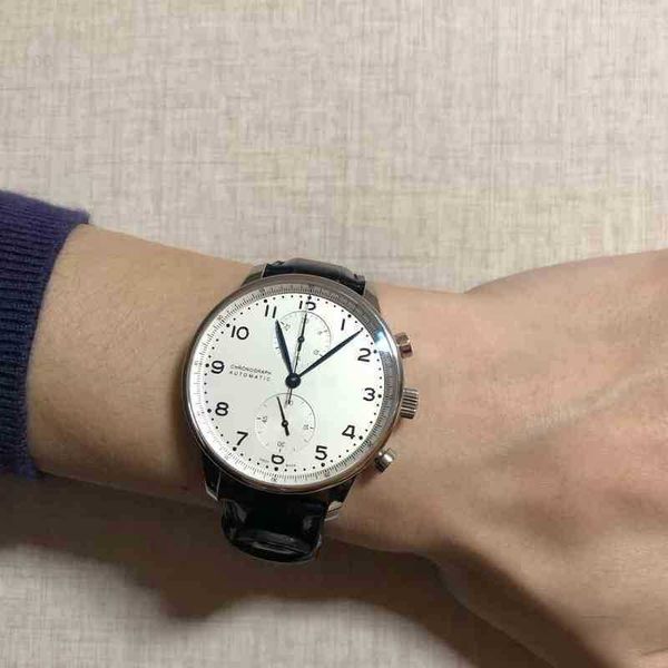 

luxury mechanical watch for men santons watches zutk pilots hombre portugal seven meter is suitable bertofino and women's, Slivery;golden