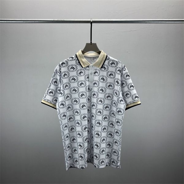 

2 mens polos t shirt fashion embroidery short sleeves turndown collar tee casual polo shirts m-3xl#132, White;black