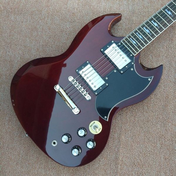 

custom guitar factorynew burgundy 6 string sg electric guitar fast shipping