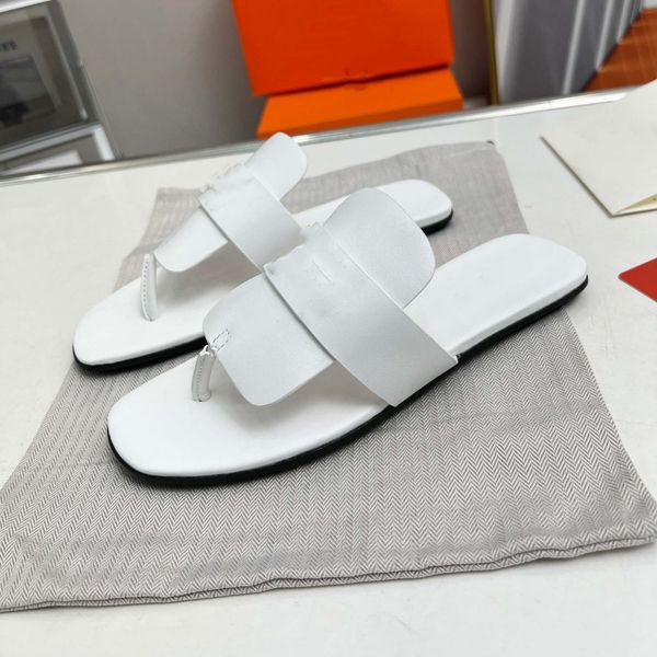 

designer galerie sandal women slippers camel leather rubber slides paris sandals white flat slipper suede flip flops beach shoes 11, Black