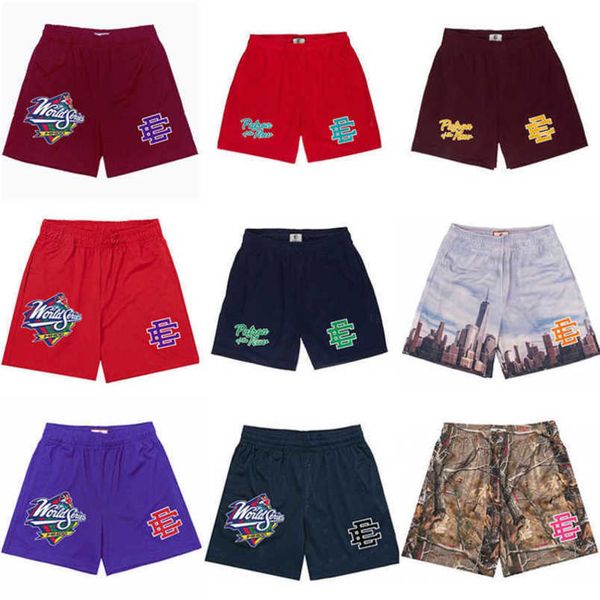 

eric emanuel designer men's shorts ee women's casual fitness sports pants summer gym workout mesh breathable beach m//xl/xxl/xxxl, White;black