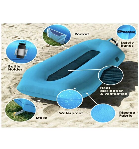 

outdoor chair inflatable lounger air sofa inflatable pool floats water proof5376612