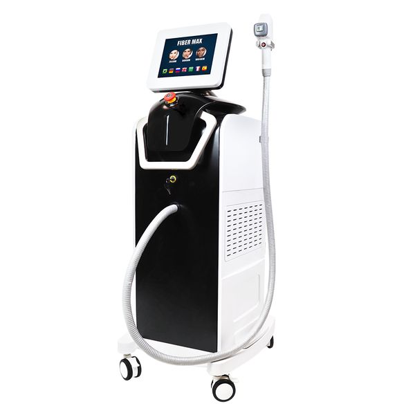 

beauty applicator triple wavelength 755/808/1064nm fiber laser technology mahine, Black