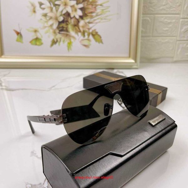 

a dita grand ane sunglasses designer for men goggle rimless pilot plank black round shield original brand spectacles luxury e, White;black