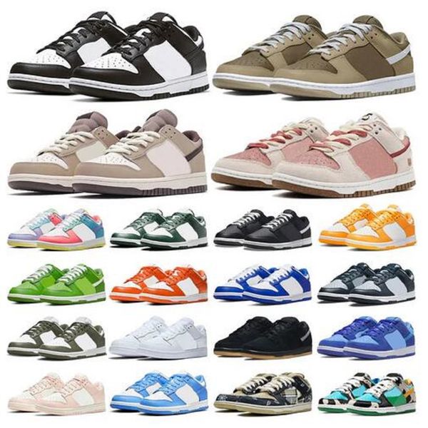 

2023 men sneaker running shoes black white panda low pn dust kentucky university red green brazil chicago women walking trainers outdoor spo