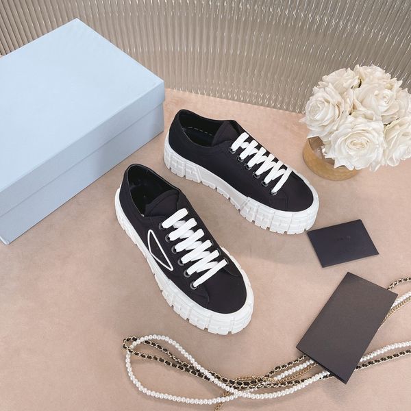 

new luxury men womens fashion shoes lace-up flat platform designer sneaker black genuine leather air cushion sneakers 0612