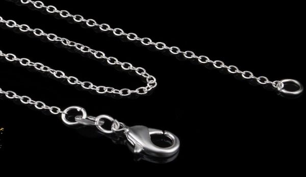 

2017 s 1mm 1624 inches choose 925 silver chain necklace thin silver chain8031126