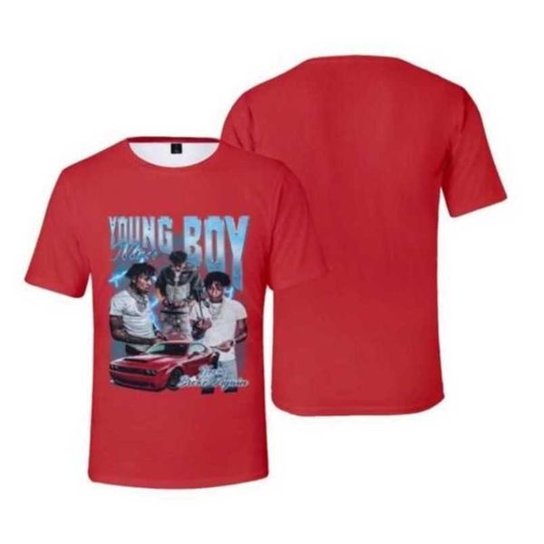 

rapper youngboy never broke again 3d print t shirt women men y2k streetwear hip hop short sleeve graphic tees harajuku 1jkri, White;black