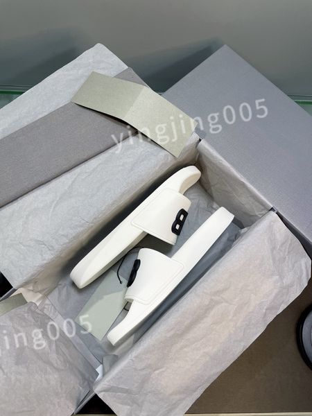 

2023 new luxurys fashion slide sandals slippers for men women with original box designer beach flip flops slipper bl230601, Black