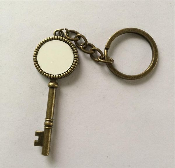 

key chains for sublimation fashion retro women key ring jewelry for female thermal transfer printing customized blank supplies a341909091, Silver