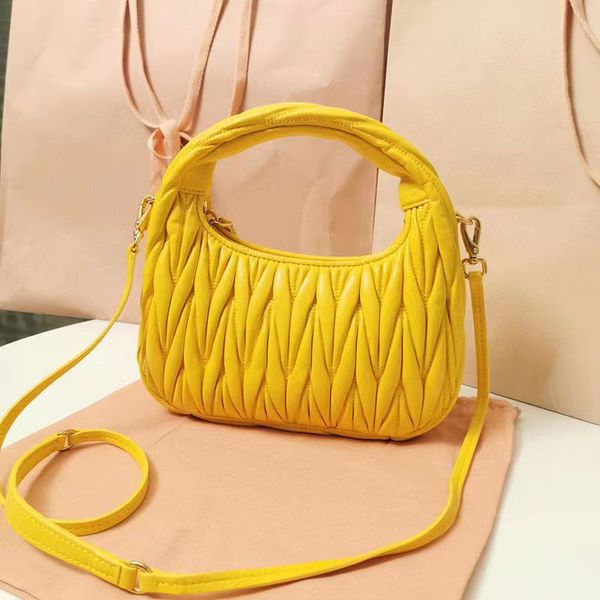 

soft leather axillary fold women mobile cloud bag lady mini designer bags phone bags calf fashion luxury crossbody shoulder bag flap design