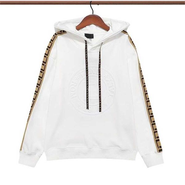 

mens hoodie sports spring designer high-end luxury pure cotton classic f letter embroidery hooded women's couple large size 3xl 0bct z1, Black