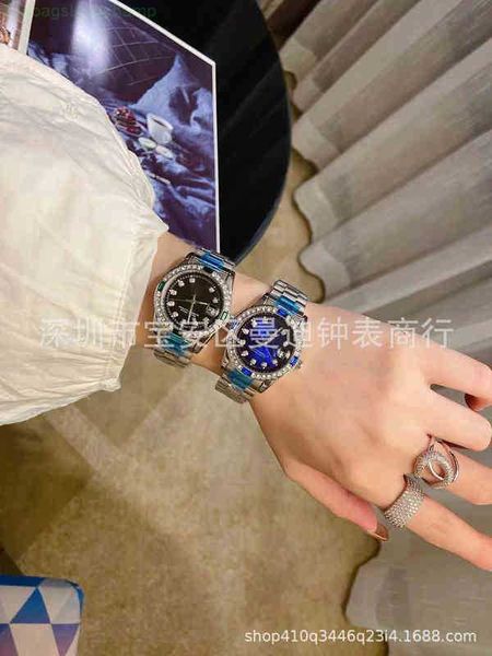 

mechanical watch men reloj de oyster wristwtaches luxury designer rdb1 wrist live women's fine steel band calendar fashion diamond, Slivery;golden