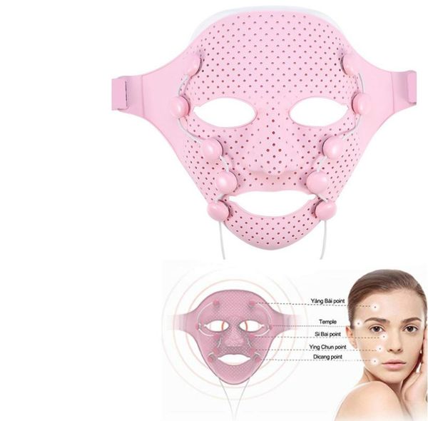 

electric ems vibration beauty massager antiwrinkle magnet massage facial spa face mask chin cheek lift up slimming machine3163289