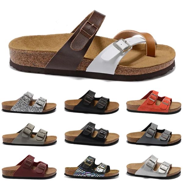 

slippers boston clogs sandals dhgates slides birks men women summer sand beach casual buckle flat outdoor shoes flip flops size 36-45, Black