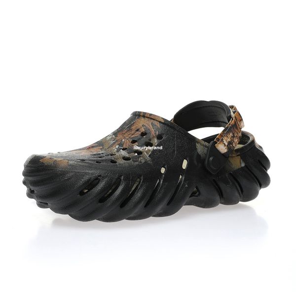 

echo clog realtree edge camo black sandals for men's slides mens sandles women's slippers womens sports shoes men beach shoe women
