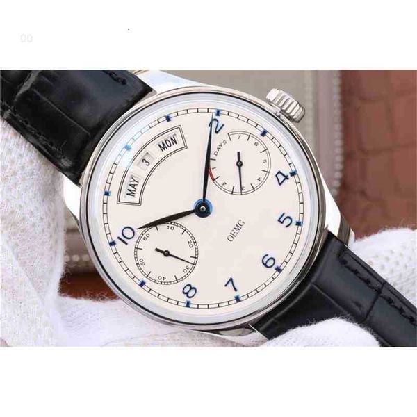 

men's watches automatic mechanical men oemg iw503501 44.2mm cowhide strap white gold dial replica, Slivery;golden