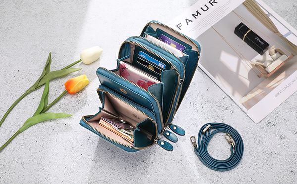 

european and american leather crossbody backpack