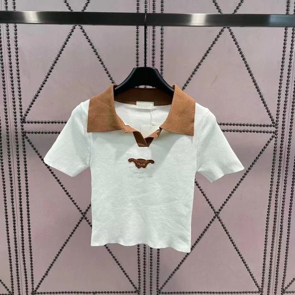 

designer women's t-shirt designer t-shirt short sleeve luxury clothing summer casual breathable print coat quality clothing, White