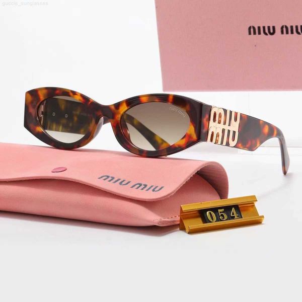 

miu sunglasses women's same type oval frame eyeglass classic designer anti-glare uv400 high grade high appearance value premium plate s, White;black