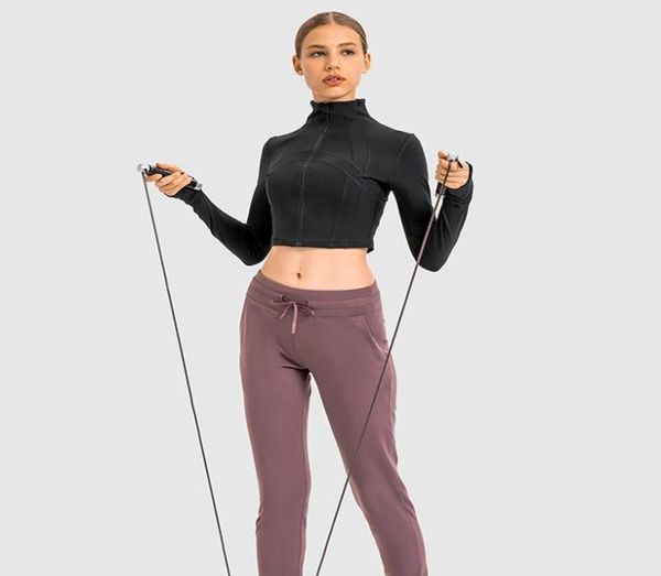 

-11yoga women sports jacket long-sleeved tight quick dry slim high elastic9740574
