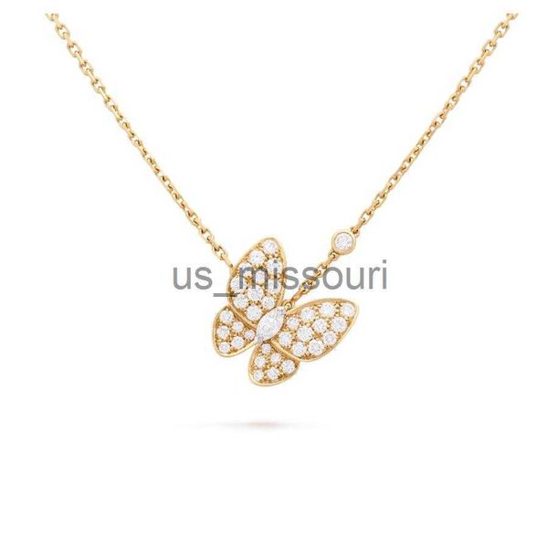 

pendant necklaces fourleaf clover pendant necklace female steel lucky grass clavicle saturn diamond necklaces gold for women mens tennis cha, Silver