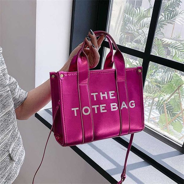 

high capacity tote bag new 2023 candy color handbag ins women's bright face crossbody shoulder bag 85% outlet wholesale