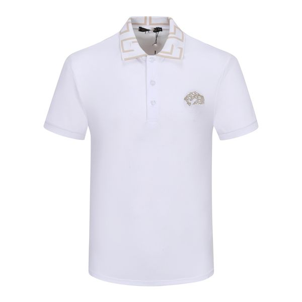 

2023 Designer Men's Polos Monclair Classical Shirts Men Luxury Polos Casual Mens T Shirt Snake Bee Letter Print Embroidery Fashion High Street Ma f9cM-3XL#ee, Black