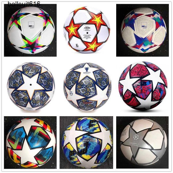

new 22 23 24 european champion soccer ball size 5 2022 2023 2024 final kyiv pu balls granules slip-resistant football
