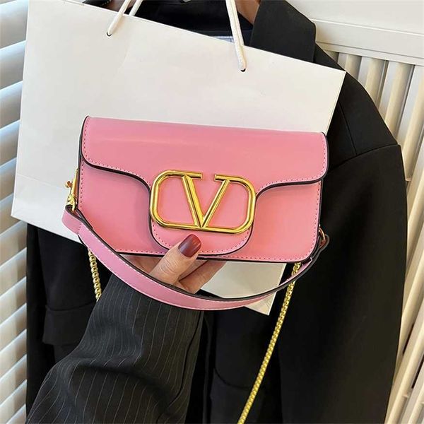 

2023 spring new advanced trendy women's bag simple shoulder bag underarm chain women's bag bags 80% clearance sale