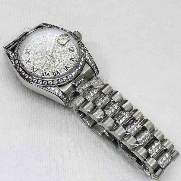 

luxurys watch date gmt lluxurys watches for men automatic mechanical full automatic table of stone row in lao jia's logwristes, Slivery;golden