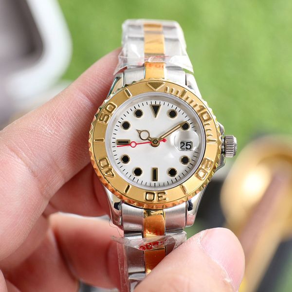 

women watch automatic mechanical watches 29mm sapphire lady wristwatch 904l stainless steel montre de luxe, Slivery;brown