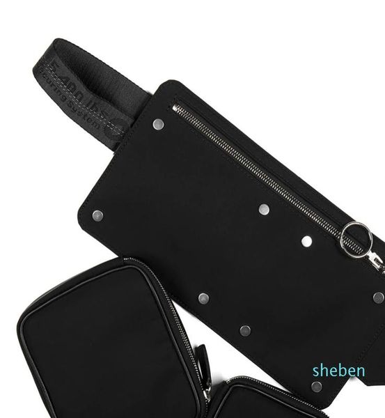 

new detachable cross body hip inclined shoulder bag fanny pack waist men canvas off bags multi pocket shoulder2848675