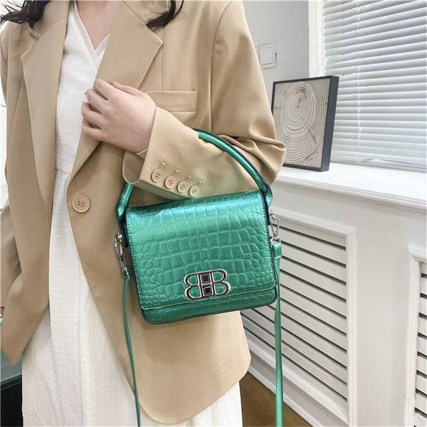 

2023 new high light luxury stone pattern large capacity handheld crossbody one shoulder women's bag 70% clearance outlet sale
