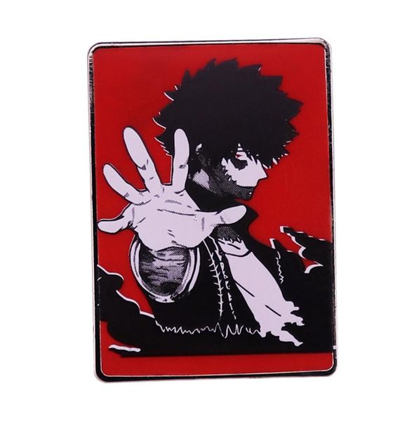 

anime my hero academia dabi cartoon metal enamel lapel badge brooch pin4899182, Blue