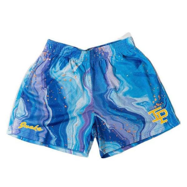 

ip full series of shorts with holes ee men's casual inaka power, White;black