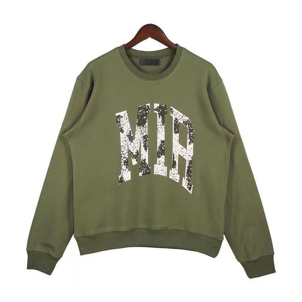 

23 mens sweatshirts designers sweater mens hoodie pure cotton versatile simple new printed loose mens and womens clothing, Black